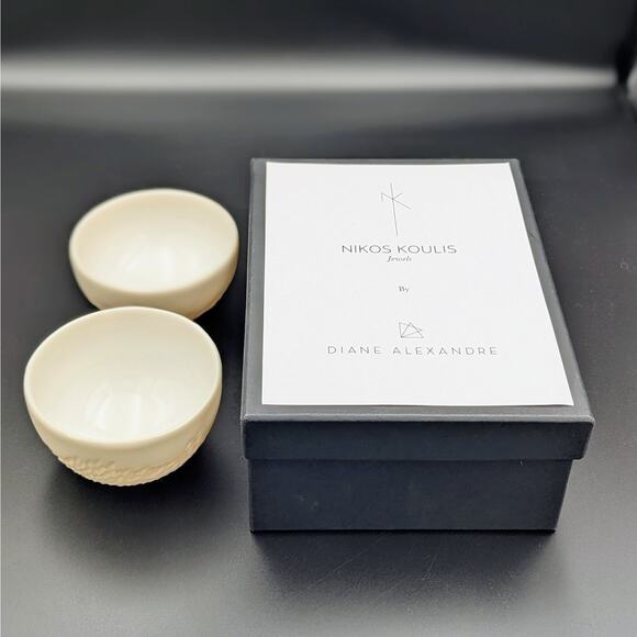 Diane Alexandre Porcelain Cup Pair – Nikos Koulis Collab | Modern Greek Design - Picture 1 of 9